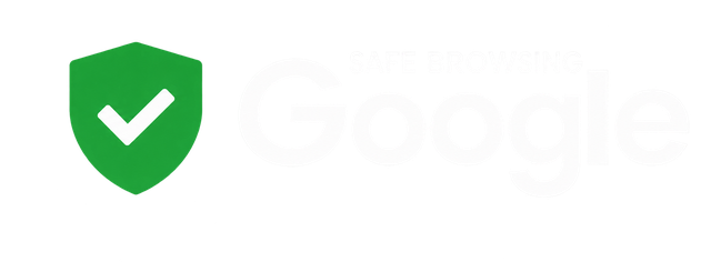 Selo Google Safe Browsing: site verificado como seguro